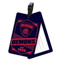 Image of Melbourne Demons Rubber Luggage Tag