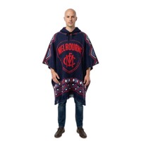 Melbourne Demons Dakota Knitted Poncho