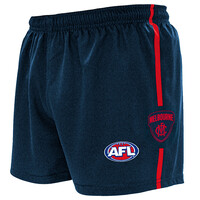 Melbourne Demons Mens Logo Footy Shorts