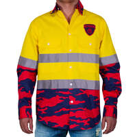 Melbourne Demons Camo Hi-Vis Work Shirt