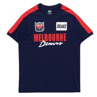 Image of Melbourne Demons Mens Throwback Logo T-Shirt