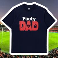 Image of Melbourne Demons Mens Footy Dad Tee