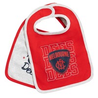 Image of Melbourne Demons Baby 2-Pack Bibs