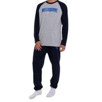Melbourne Demons Youths Raglan Cuffed PJ Set