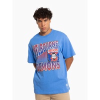 Melbourne Demons Mitchell & Ness Inline Stack Tee