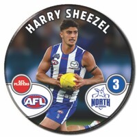 North Melbourne Kangaroos 2026 Player Action Badge - SHEEZEL