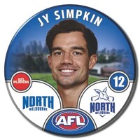 North Melbourne Kangaroos 2025 Player Pin Badge - SIMPKIN