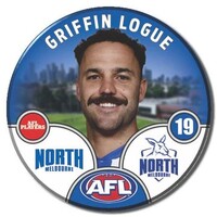 North Melbourne Kangaroos 2025 Player Pin Badge - LOGUE