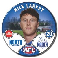 North Melbourne Kangaroos 2025 Player Pin Badge - LARKEY