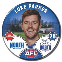 North Melbourne Kangaroos 2025 Player Pin Badge - PARKER