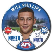 North Melbourne Kangaroos 2025 Player Pin Badge - PHILLIPS