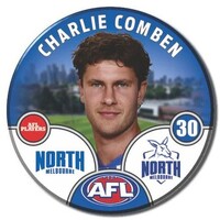 North Melbourne Kangaroos 2025 Player Pin Badge - COMBEN