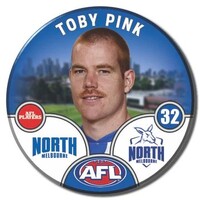 North Melbourne Kangaroos 2025 Player Pin Badge - PINK