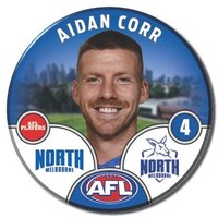 North Melbourne Kangaroos 2025 Player Pin Badge - CORR