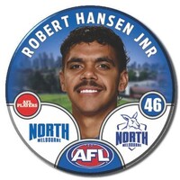 North Melbourne Kangaroos 2025 Player Pin Badge - HANSEN