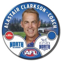North Melbourne Kangaroos 2025 Coach Pin Badge - CLARKSON