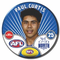 North Melbourne Kangaroos 2026 Player Pin Badge - CURTIS