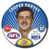 North Melbourne Kangaroos 2026 Player Pin Badge - HARVEY