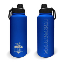 North Melbourne Kangaroos Stainless Steel 960mL Drink Bottle