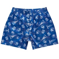Image of North Melbourne Kangaroos Adults Satin Boxer Shorts