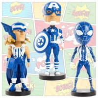 North Melbourne Kangaroos AFL Marvel Bobbleheads Bundle