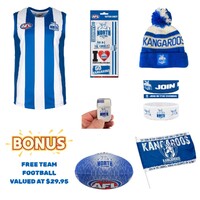 North Melbourne Kangaroos Kids Game Day Bundle