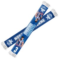 North Melbourne Kangaroos Harry Sheezel Player Scarf