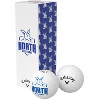 North Melbourne Kangaroos Golf Balls 3-Pack