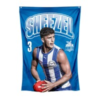 North Melbourne Kangaroos Harry Sheezel Wall Flag