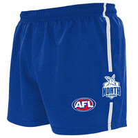 Image of North Melbourne Kangaroos Youths Logo Footy Shorts