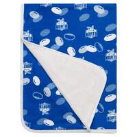 North Melbourne Kangaroos Fleece Baby Blanket