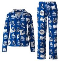 North Melbourne Kangaroos Womens Flannel PJ Set