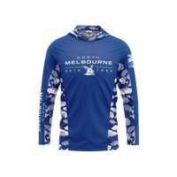 North Melbourne Kangaroos Youths Hooded Fishing Shirt