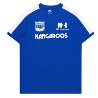 Image of North Melbourne Kangaroos Mens Throwback Logo T-Shirt