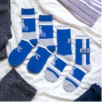 Image of North Melbourne Kangaroos 2-Pack Mens Club Socks