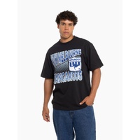 North Melbourne Kangaroos Mitchell & Ness Inline Stack Tee