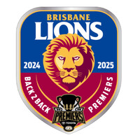 Brisbane Lions 2025 Premiers Car Decal