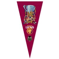 Brisbane Lions 2025 Grange Premiers Cup Felt Pennant
