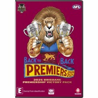 Brisbane Lions 2025 Premiers Victory Pack DVD Set