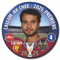 Brisbane Lions 2025 Premiers Badge - AH CHEE