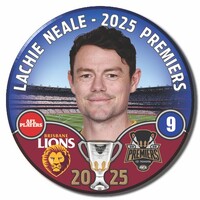 Brisbane Lions 2025 Premiers Badge - NEALE