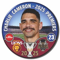 Brisbane Lions 2025 Premiers Badge - CAMERON