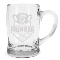 Brisbane Lions 2025 Premiers Mini Glass Stein