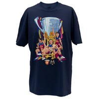 Brisbane Lions 2025 Grange Premiers Cup Adults Tee