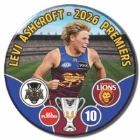 Brisbane Lions 2026 Premiers Badge - ASHCROFT L