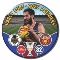 Brisbane Lions 2026 Premiers Badge - FORT