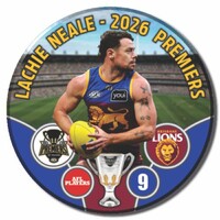 Brisbane Lions 2026 Premiers Badge - NEALE
