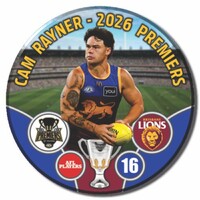 Brisbane Lions 2026 Premiers Badge - RAYNER