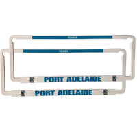 Image of Port Adelaide Power Car Number Plate Surrounds Set of 2