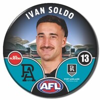 Port Adelaide Power 2025 Player Pin Badge - SOLDO